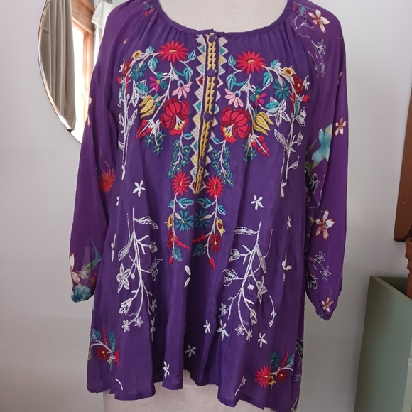 Johnny Was Embroidered Top - Picture 7 of 7